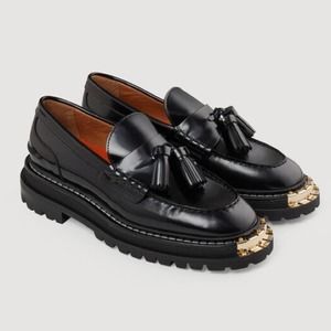 Sandro Chunky Lugsole Loafers